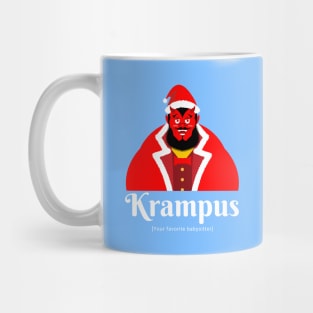 Krampus is your favorite babysitter Krampusnacht Christmas Joke Mug